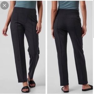 Athleta Eastbound Straight Pant, black, sz 12